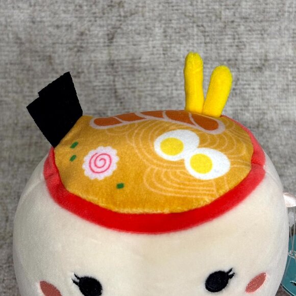 Squishmallow Official Kellytoy Plush Snack Raisy the Ramen Bowl 5" NWT w/ tags - Picture 3 of 7